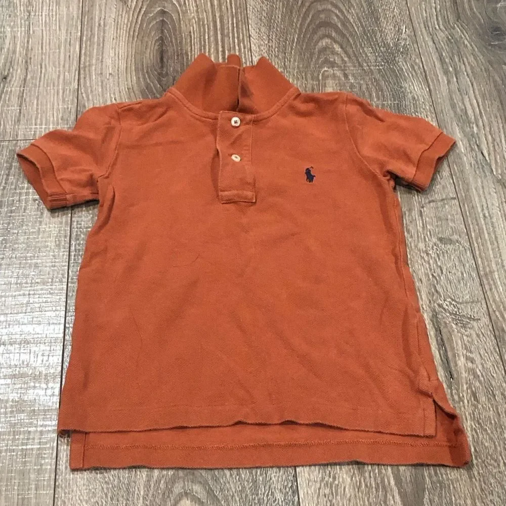 Boys Polo by Ralph Lauren Size 3/3T Rust Polo Shirt